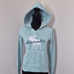Abercrombie & Fitch Light Blue Women's Hoodie